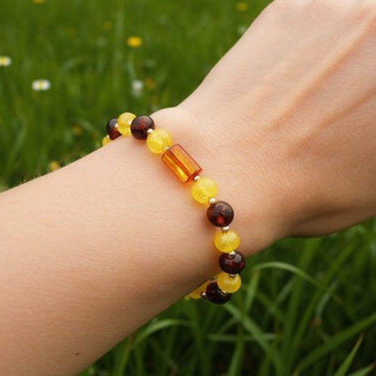 bracciale inserto cilindro indossato