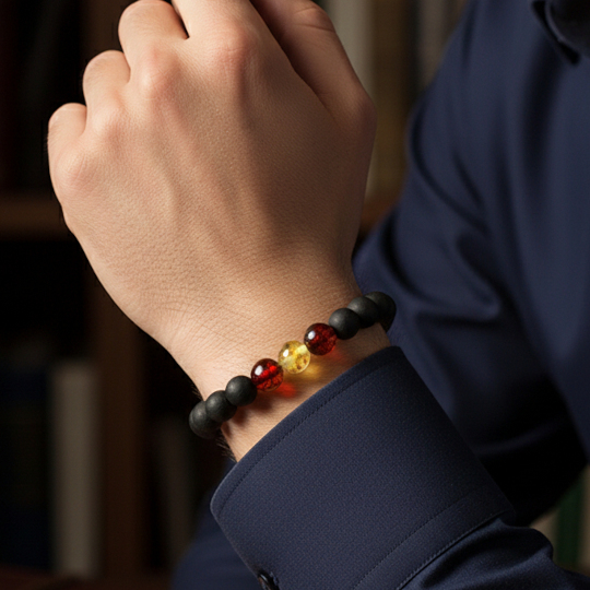 bracciale multi inserti indossato