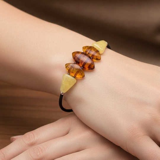 bracciale rombo indossato